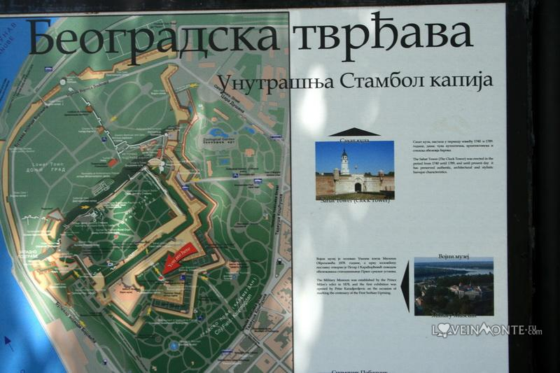 Калемегдан Белград схема
