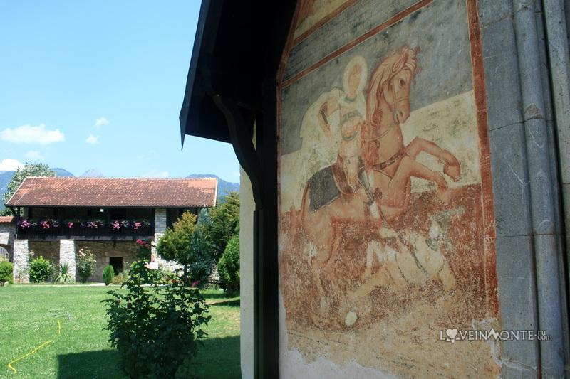 Фреска монастыря Moraca