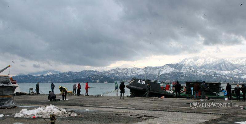 Море в Батуми в феврале