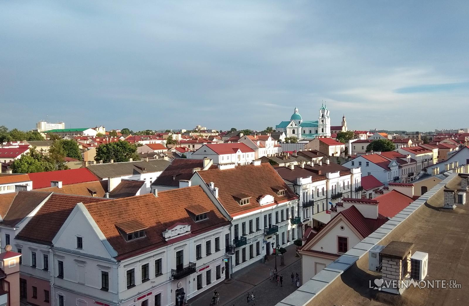 Смотровая площадка на крыше торгового дома Нёман в Гродно