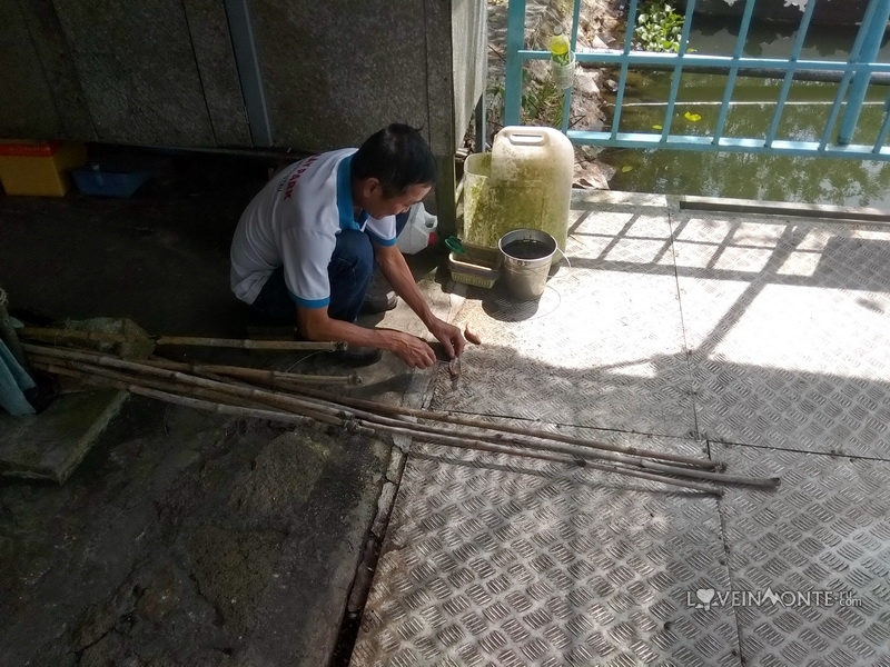 Гигантская рыба в парке Ho May Вунгтау